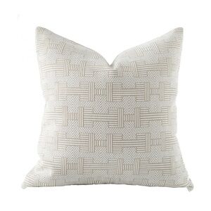 Croker Horse 20x20” Pillow Cover-EMMA BEIGE